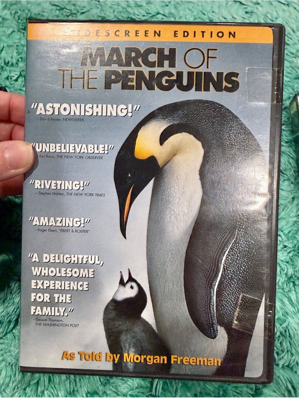 March of the Penguins DVD — Blue, White, Black
